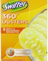 Swiffer 360 Disposable Cleaning Dusters Refills, Unscented, 6-Count (Pack of 2) (Packaging May Vary)