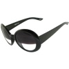 Channeling Coco! - Sunglasses with Half Tint Lenses! In Black