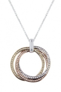 Effy Jewlery Moderna Trio Diamond Circle Pendant, .62 TCW