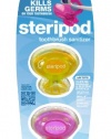 Steripod Toothbrush Sanitizer - Yellow & pink