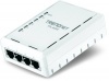 TRENDnet 4-Port 500 Mbps Powerline Ethernet AV Adapter TPL-405E (White)