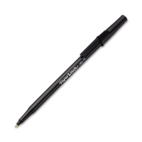 Paper Mate Write Bros. Stick Medium Tip Ballpoint Pens, 12 Black Ink Pens (3331131)