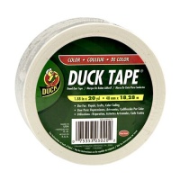 Duck Brand 392873 White Color Duct Tape, 1.88-Inch by 20 Yards, Single Roll