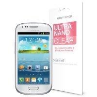 SPIGEN SGP Samsung Galaxy S3 MINI Screen Protector Clear [Ultra Nano Clear] [3-PACK] Ultimate Clarity i8190