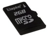 Kingston 2 GB microSD Flash Memory Card SDC/2GB