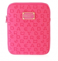 Marc Jacobs Dreamy Logo Neoprene Tablet Case Pop Pink