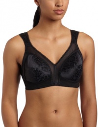 Playtex Women's 18 Hour Original Comfort Strap Bra, Black, 40D