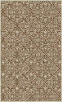 Area Rug 5x7 Rectangle Contemporary Ivory-Gray Color - Surya Basilica Rug from RugPal