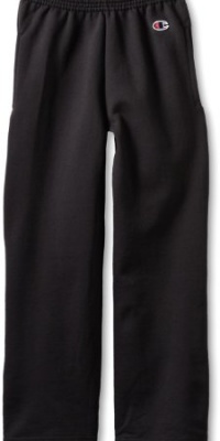 Champion Boys 8-20 Open Bottom Pant, New Black, 14-16