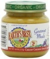 Earth's Best Organic 2nd Gourmet Meals, Variety Pack, 4-Ounce Jars (Pack of 12)