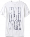 Say how you feel with this cool Guess Jeans v-neck tee.