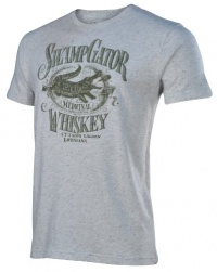 Lucky Brand Jeans Men's Swamp Gator Whiskey Shirt-Gray