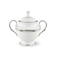 Crafted of Lenox fine bone china accented with 24 karat gold and precious platinum. Dishwasher-safe.