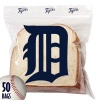 Spectrum 5815-10011 MLB Plastic Detroit Tigers Sandwich Press to Close Bag (Pack of 50)