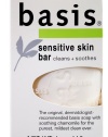 basis Sensitive Skin Bar, Cleans + Soothes, 4-Ounce Bars (Pack of 6)