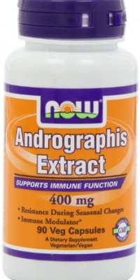 Now Foods Andrographis Extractract 400mg, Veg-capsules, 90-Count