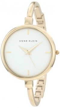 Anne Klein Women's AK/1048WTGB Gold-Tone Illusion Bangle Watch