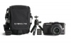 Olympus E-PL5 16MP Compact System Camera Kit with 14-42mm lens, case, mini tripod, and memory card  (Black)