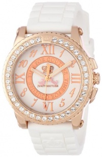 Juicy Couture Women's 1900792 Pedigree White Jelly Strap Watch