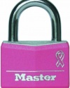 Master Lock 146D Breast Cancer Research Foundation Aluminum Padlock, Pink