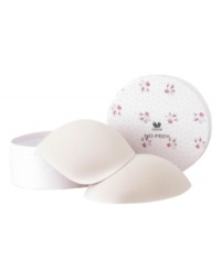 Wacoal's new pads for natural shaping. The No Peek concealer cups offer smooth, natural-looking curves with soft, form-fitting comfort. Perfect for sheer tops, thin bras, evening gowns, sweaters. For a smooth, glamorous and modest look. Contains one pair. Style #85999