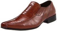 Steve Madden Men's Hackett Slip-On,Cognac Leather,12 M US