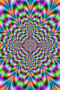 Psychedelic Pulse Optical Illusion Art Poster Print - 24x36 Collections Poster Print, 24x36