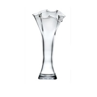 Lenox Organics Ruffle Crystal Vase, 15-Inch