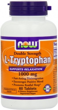 Now Foods L-tryptophan 1000mg, Tablets, 60-Count