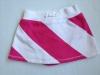 Ralph Lauren Polo Pony Pink White Jersey Skirt with Diaper Cover (9 Months)