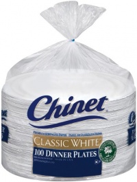 Chinet 10 3/8 Dinner Plate 100-count Box