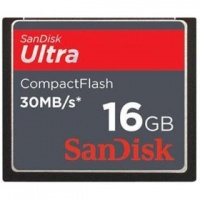 SanDisk 16GB ULTRA CF Memory Card 30MB/s 200x (SDCFH-016G-A11, USA Retail Package)