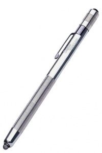 Streamlight 65012 Stylus 6-1/4-Inch Penlight with Pocket Clip and White LED, Silver