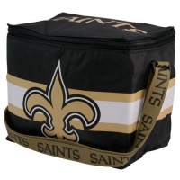 New Orleans Saints Lunch Bag: 6 Pack Zipper Cooler