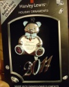 Harvey Lewis Baby's First Christmas 2011 Teddy Bear & Year Ornament Gift Set- Boy - Swarovski elements