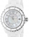 Swiss Legend Women's 20050-WWSR Karamica Collection White Ceramic Bracelet Watch