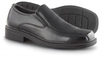 Soft Stags Men's Naples Black Pleather Vegan Loafer