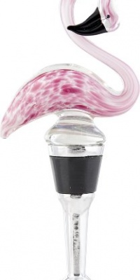 LSArts Wine Bottle Stopper, Flamingo