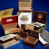 Wooden Empty Cigar Box; pack of 10