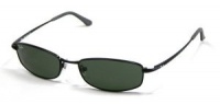 Ray-Ban RB 3198-006 Matte Black HIGHSTREET Sunglasses With Crystal Green Lenses-55mm