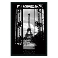 Eiffel Tower 1909 Framed Wall Art - 25.41W x 37.41H in.