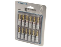 Sewell Direct SW-29751-6 Silverback Banana Plugs