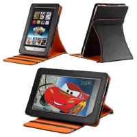 MoKo(TM) Vertical Flip Detachable Cover Case for Barnes & Noble Nook Tablet / Nook Color, BLACK