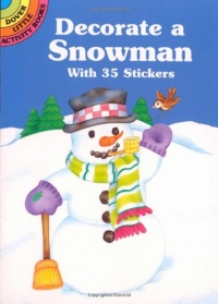 Decorate a Snowman With 35 Stickers