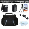 Essential Accessory Kit For Panasonic Lumix DMC-FZ70, DMC-FZ70K, DMC-FZ60 DMC-FZ60K DMC-FZ100 DMC-FZ40 DMC-FZ47 DMC-FZ150 Digital Camera Includes Extended (1200Mah) Replacement DMW-BMB9 Battery (With Info Chip!) + Ac/ Dc Charger + Case + USB Reader +++