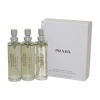 PRADA TENDRE by Prada Gift Set for WOMEN: EAU DE PARFUM REFILL SPRAY .34 OZ (QUANTITY OF THREE)