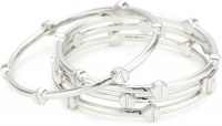 Vince Camuto Silver Tone Bangle Set