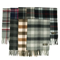 Premium Unisex Plaid & Checkered Winter Fringe Scarf - Different Colors & Patterns Available