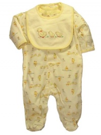 Little Me Duck Layette Yellow, Preemie