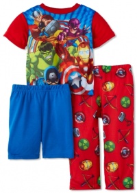 AME Sleepwear Boys Team Squad Pajama Set, Multi, 3T